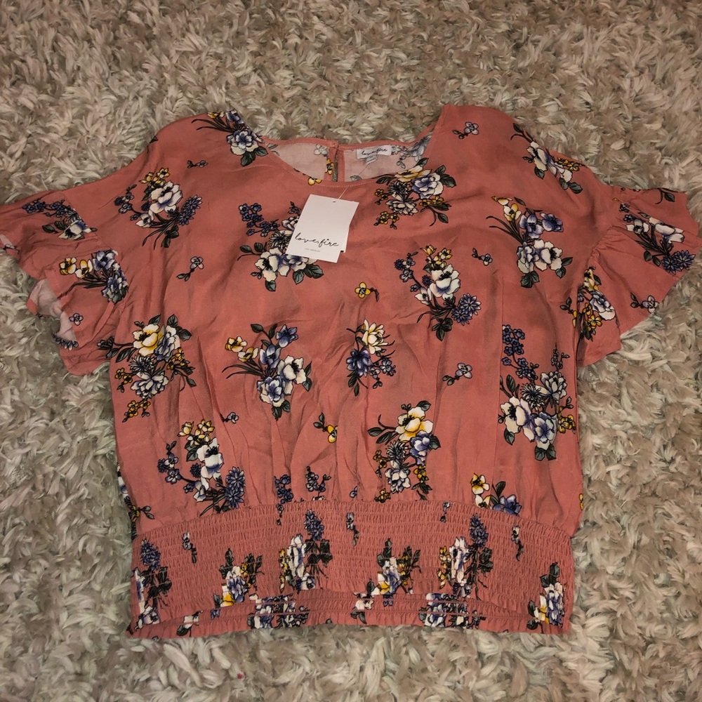 Love, fire Women’s blouse.